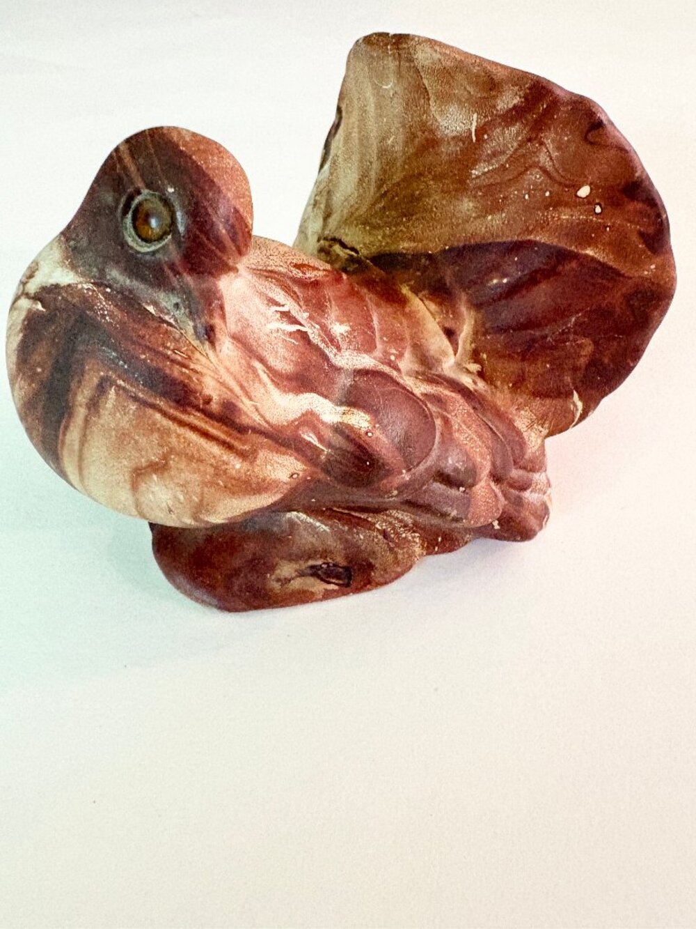Vtg Rocky Mountain Pottery ruffled grouse figure